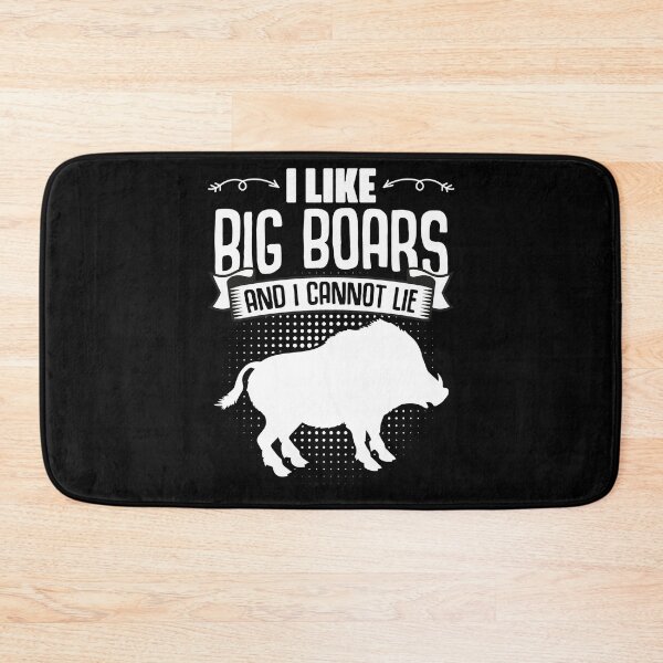 Item preview, I Like Big Funny Wild Boar Hunting Humor For A Grunt Hunter designed and sold by Nessshirts.