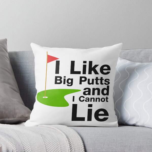 Item preview, I Like Big Putts and I Cannot Lie Golf Funny Golfing designed and sold by miracletee.
