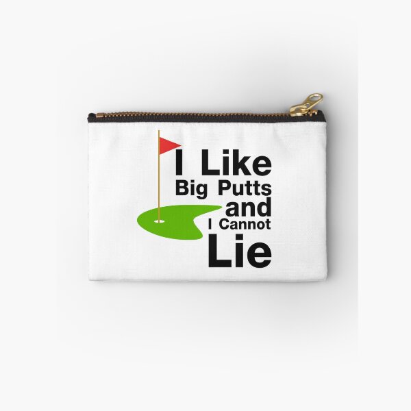 Item preview, I Like Big Putts and I Cannot Lie Golf Funny Golfing designed and sold by miracletee.