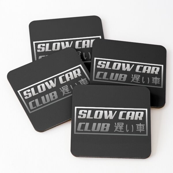 Item preview, Slow Car Club Bumper Funny Slap Silver Gradient designed and sold by RhysDonald1.