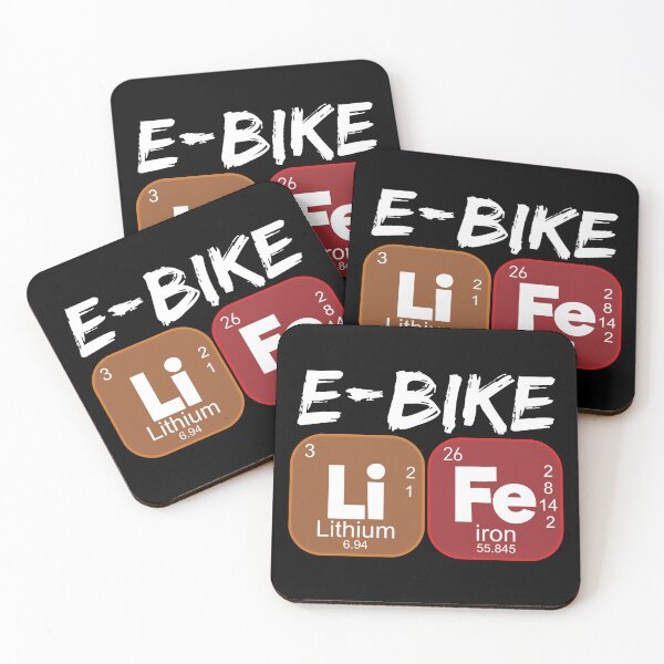 Item preview, Funny E-Bike Life Periodic Table Electric Power Bikes designed and sold by CharJens.