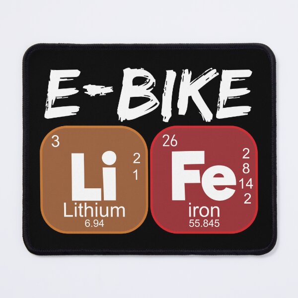 Item preview, Funny E-Bike Life Periodic Table Electric Power Bikes designed and sold by CharJens.