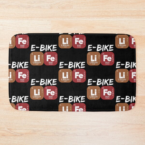 Item preview, Funny E-Bike Life Periodic Table Electric Power Bikes designed and sold by CharJens.