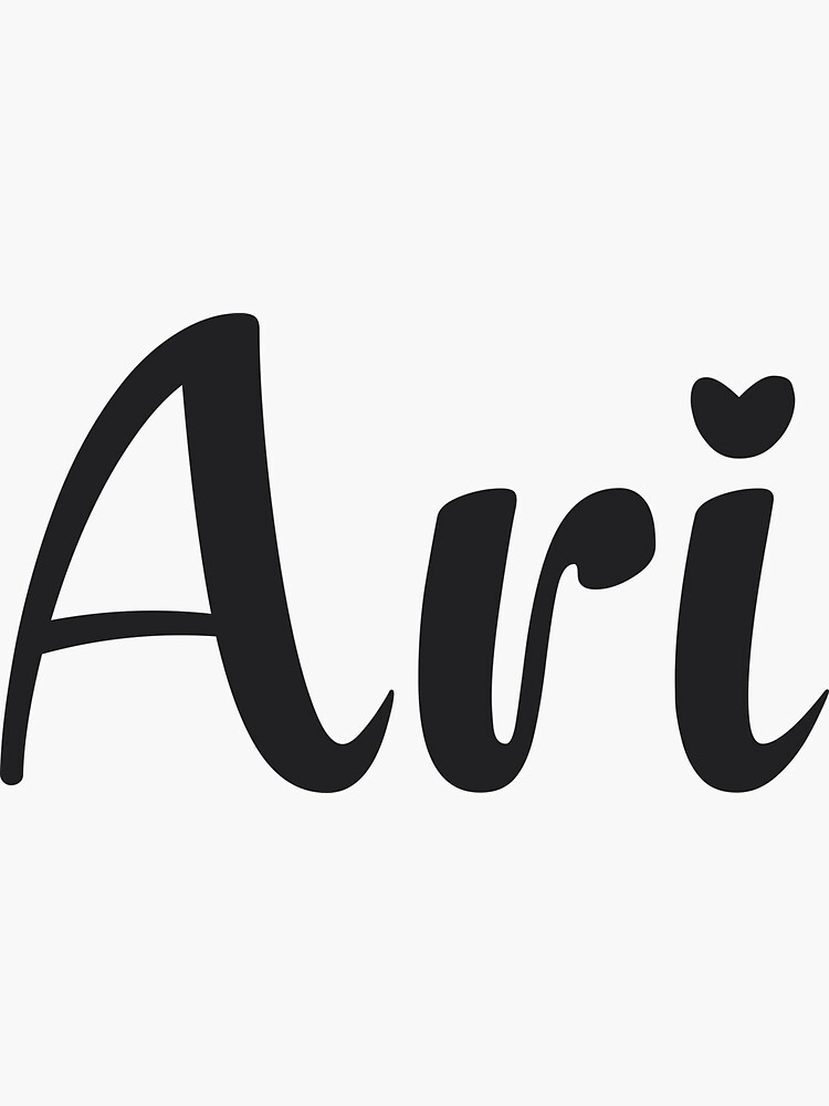 “Ari” Sticker for Sale by 99Posters | Redbubble