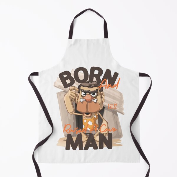 Item preview, BORN AND RAISED CAVE MAN designed and sold by GAADesignz.