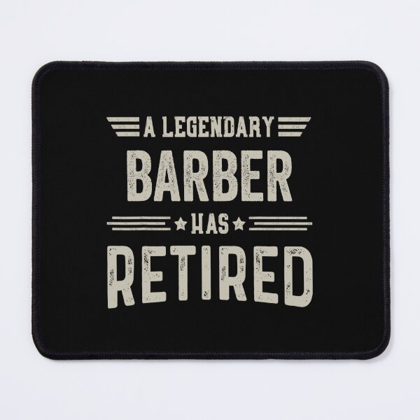 Item preview, The Legendary barber Has Retired T Shirt, barber Retirement Party Gift, Legend, Retiring Birthday Christmas Gift designed and sold by xlnv.