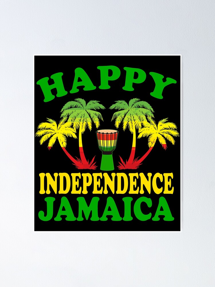 Happy Independence Jamaica 2022 Celebration Jamaican Reggae Poster