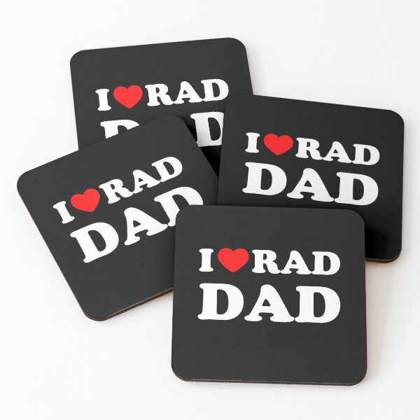 Aperçu de l'œuvre J'aime Rad Dad Heart Mon Rad Dad créée et vendue par Maliyah Adrien.