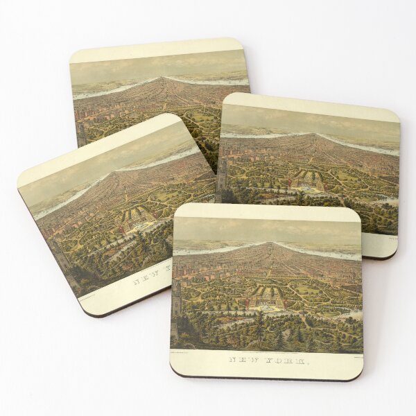 Item preview, Bird's-eye view of New York (1873) designed and sold by allhistory.