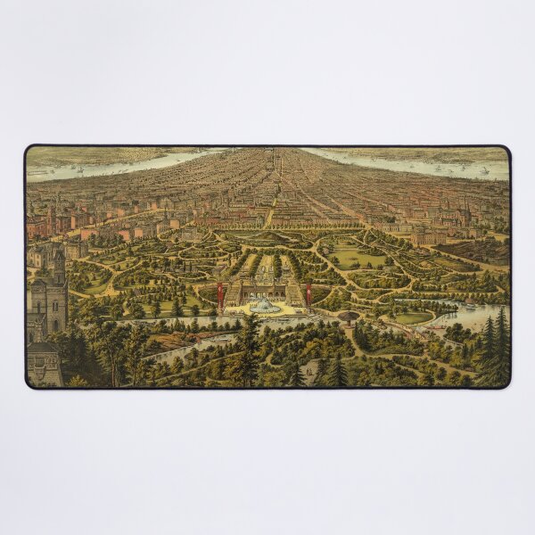 Item preview, Bird's-eye view of New York (1873) designed and sold by allhistory.
