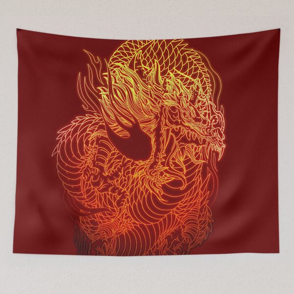 Item preview, Golden Dragon designed and sold by johnalawtattoo.