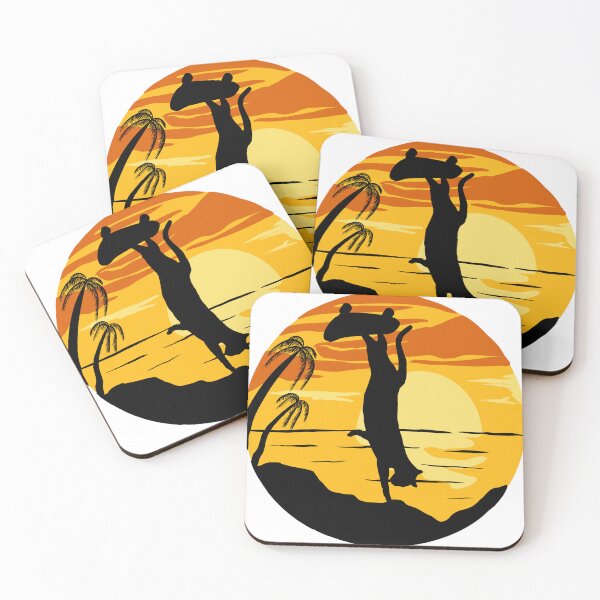 Item preview, Retro Beach Skater Kitty designed and sold by GarnersDesigns.