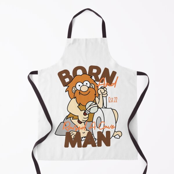 Item preview, BORN AND RAISED CAVE MAN designed and sold by GAADesignz.