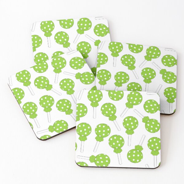 Item preview, Lime green polka dot lollipop designed and sold by MickeyEdwards.