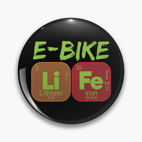 Item preview, Funny E-Bike Life Periodic Table Electric Power Bikes designed and sold by CharJens.