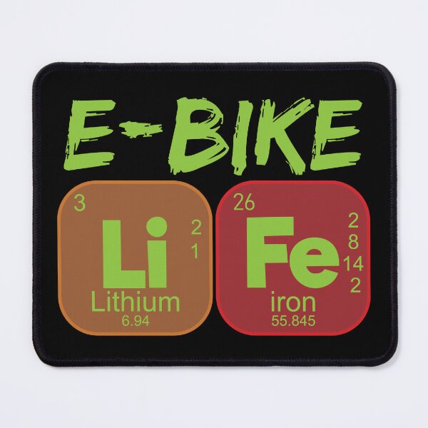 Item preview, Funny E-Bike Life Periodic Table Electric Power Bikes designed and sold by CharJens.