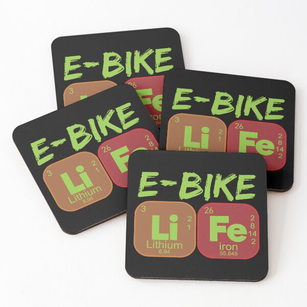 Item preview, Funny E-Bike Life Periodic Table Electric Power Bikes designed and sold by CharJens.