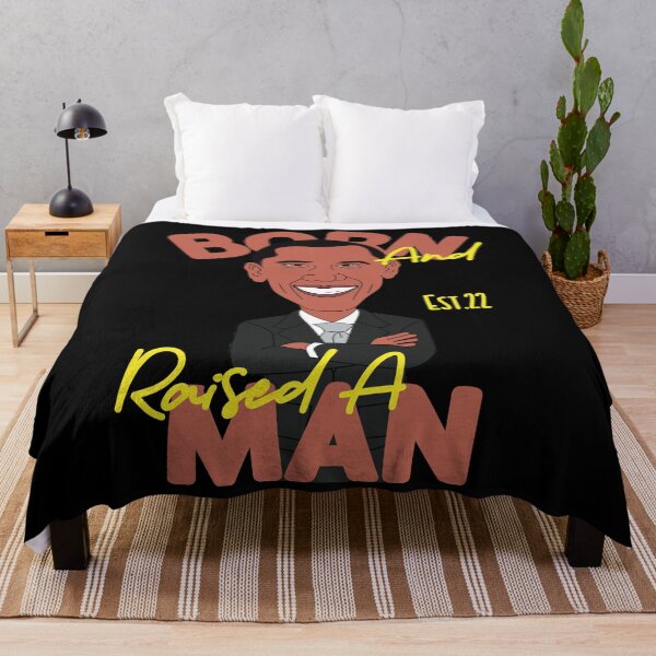 Item preview, BORN AND RAISED A MAN designed and sold by GAADesignz.