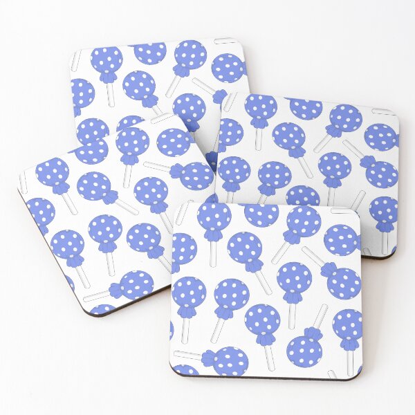 Item preview, Cool blue polka dot lollipop designed and sold by MickeyEdwards.