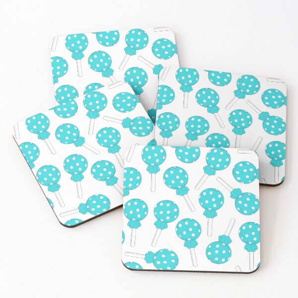 Item preview, Cyan polka dot lollipop designed and sold by MickeyEdwards.