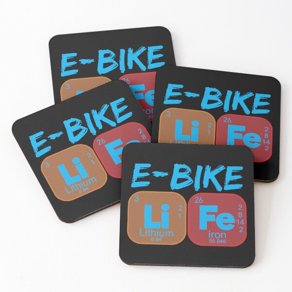 Item preview, Funny E-Bike Life Periodic Table Electric Power Bikes designed and sold by CharJens.