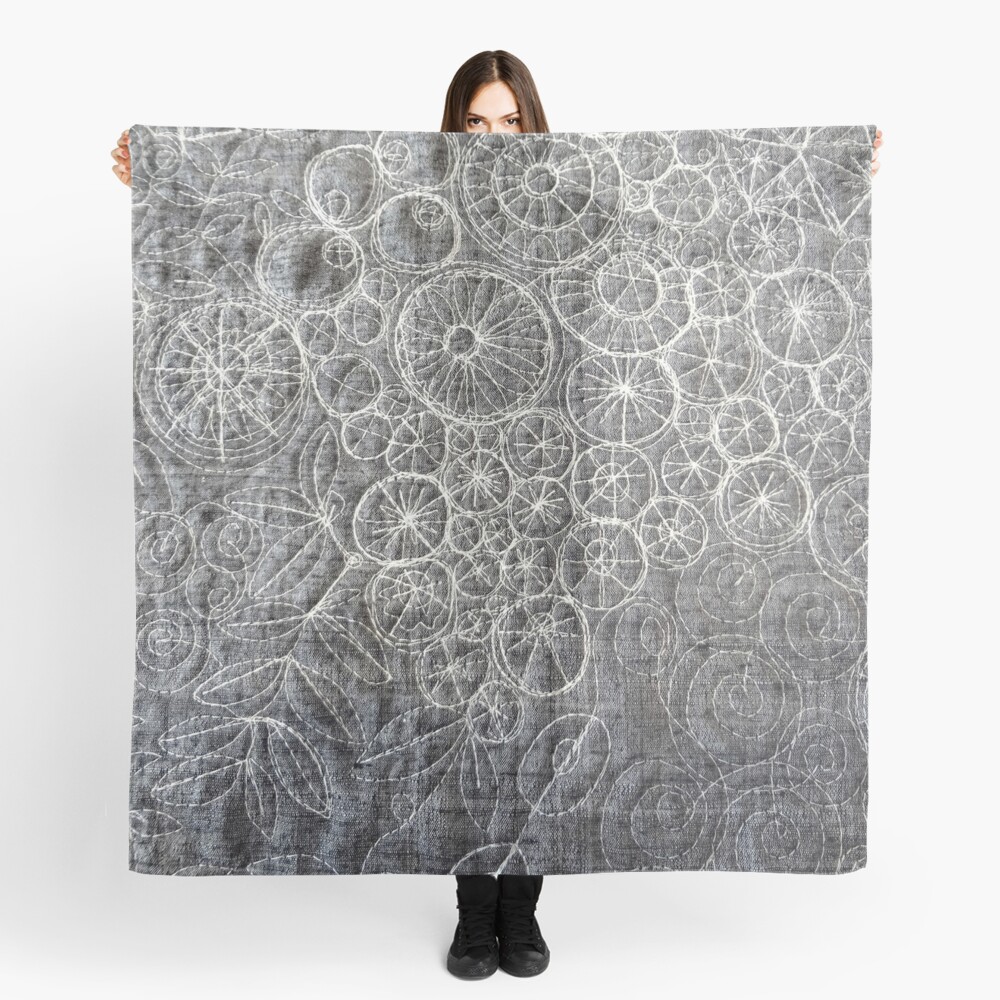 Rock Pool - Grey Scarf