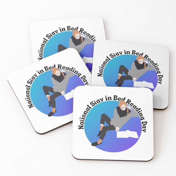 Item preview, National Stay in Bed Reading Day designed and sold by WolfBirdDesigns.