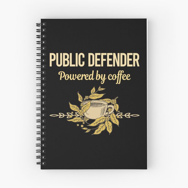 Item preview, Powered By Coffee Public Defender designed and sold by trinayolkcelia.