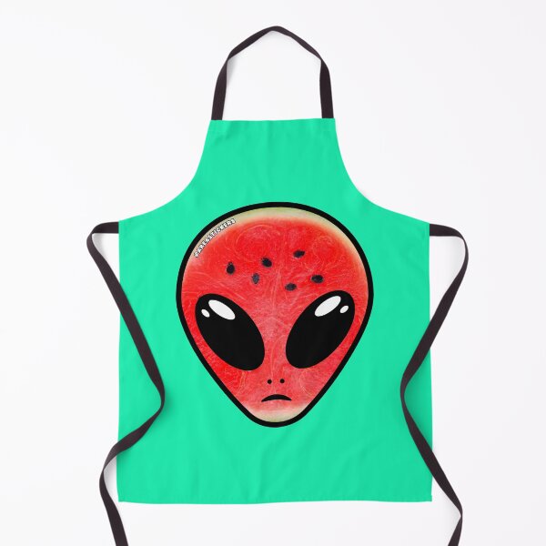 Item preview, Alien head - Watermelon skin designed and sold by AreaStickers.