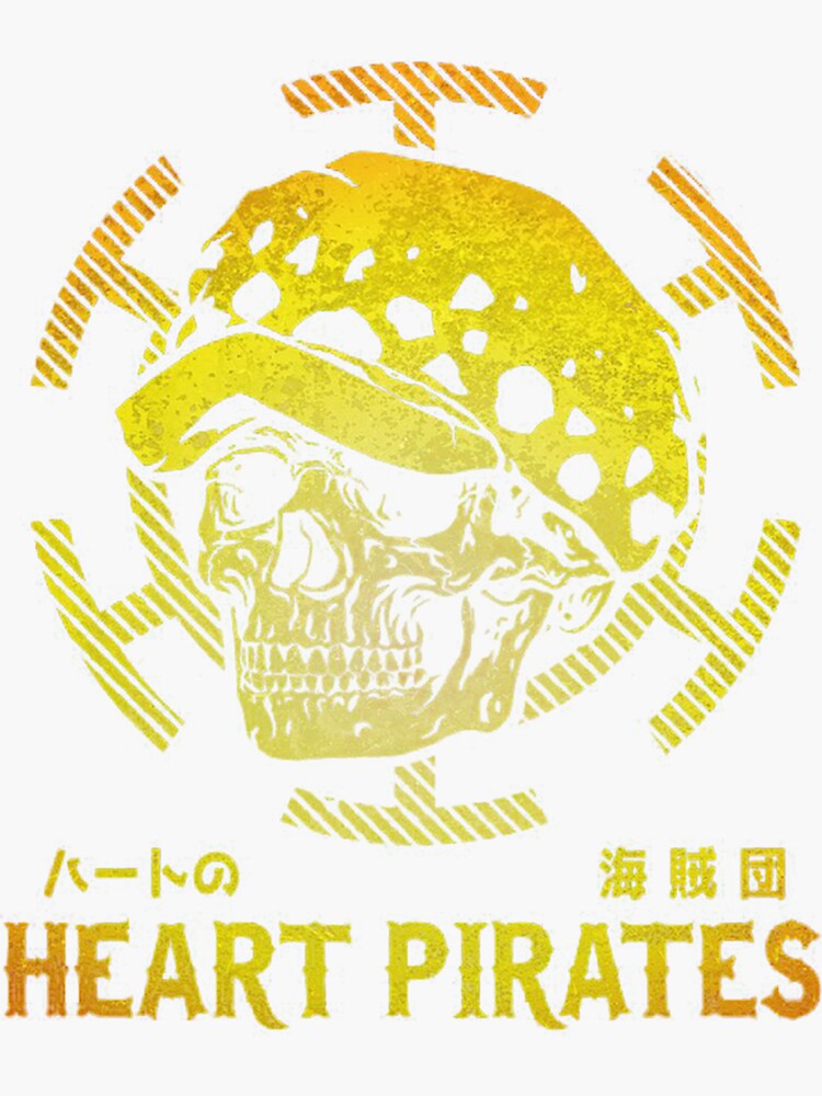 Heart Pirates T-shirt for Sale by Stickerat, Redbubble