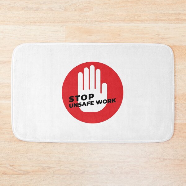 Item preview, Stop unsafe work, safety matters designed and sold by Mqyou.