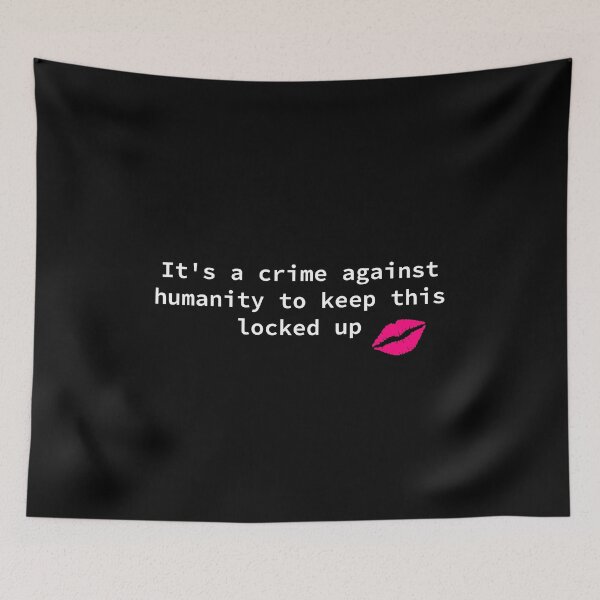 Item preview, It's a crime against humanity to keep this locked up designed and sold by BoganSlogan.