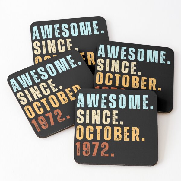 Item preview, Awesome Since October 1972 designed and sold by NoSpecialShop.