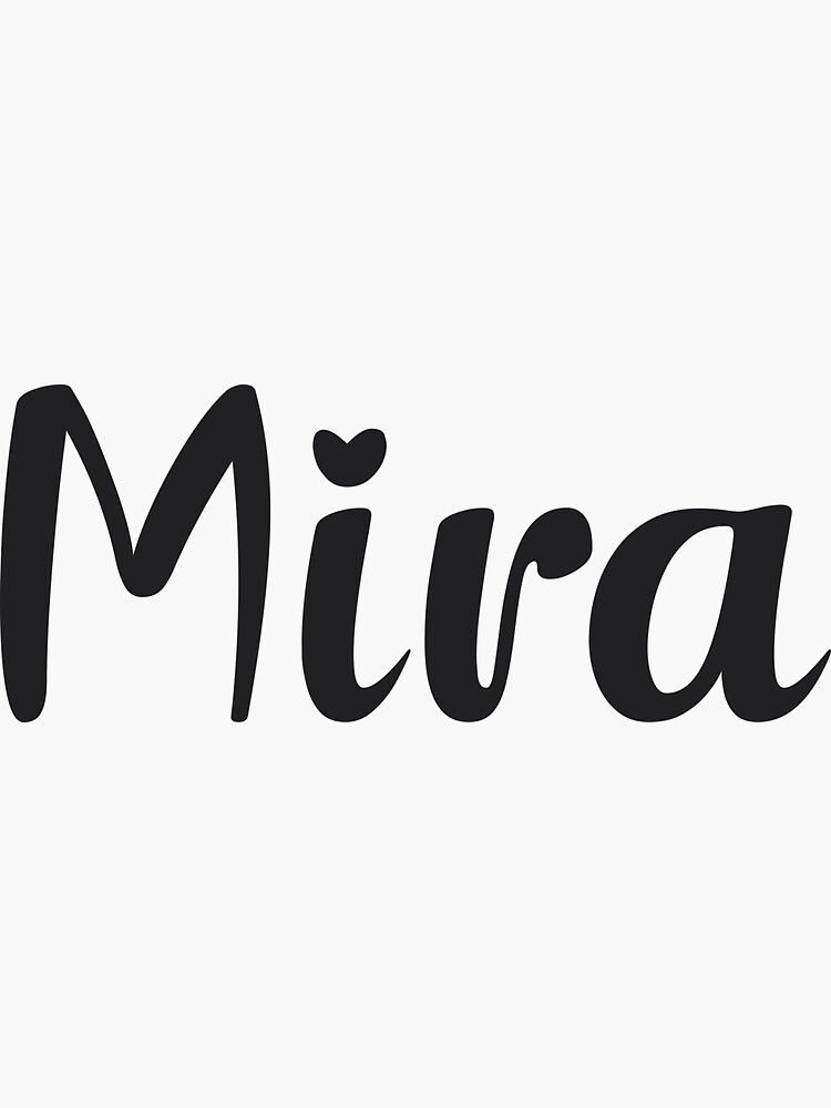 Mira Sticker for Sale by 99Posters