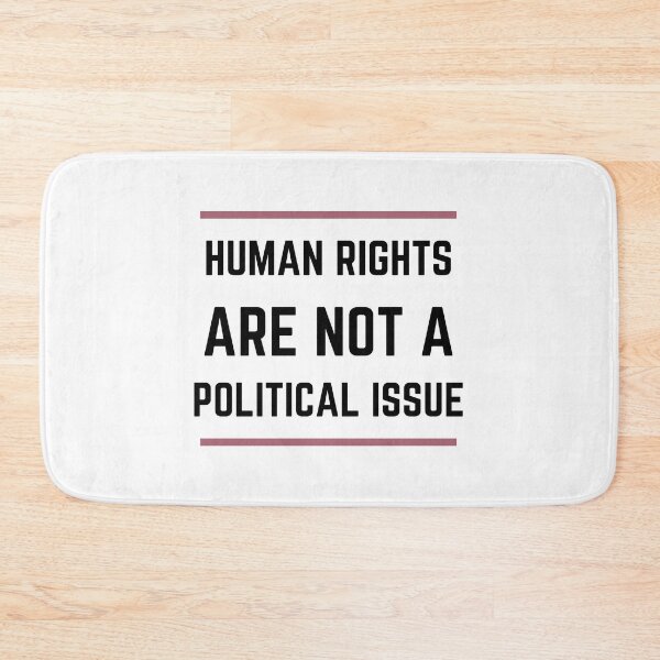 Item preview, Human Rights are NOT a Political Issue - Human Rights Stickers designed and sold by shalakacreats.
