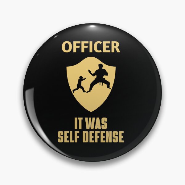 Item preview, Officer I drop Kicked that Child in Self Defense. Funny design perfect for gamers who love Technoblade or Minecraft quotes. Give as a  gift for your friends, brother, sister or yourself. designed and sold by Saffire6.