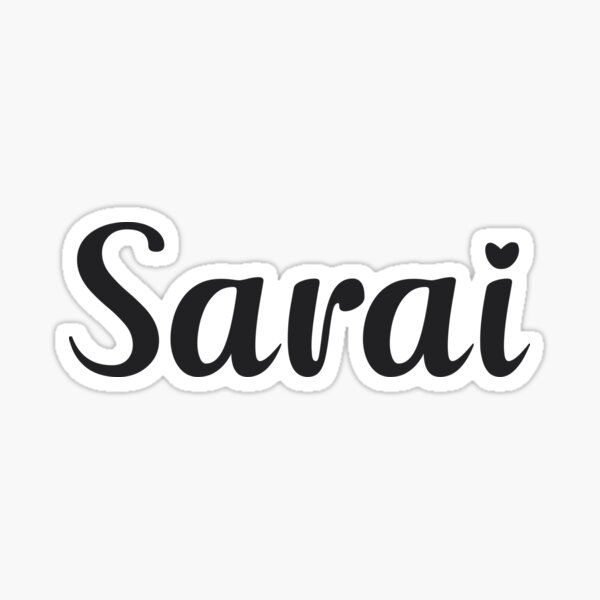 sarai-sticker-for-sale-by-99posters-redbubble