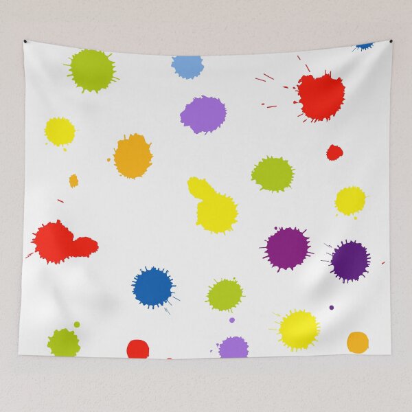 Item preview, Seamless pattern background with rainbow blots designed and sold by designer437.