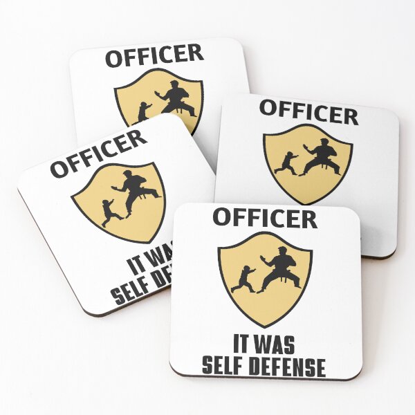 Item preview, Officer I drop Kicked that Child in Self Defense. Funny design perfect for gamers who love Technoblade or Minecraft quotes. Give as a  gift for your friends, brother, sister or yourself. designed and sold by Saffire6.