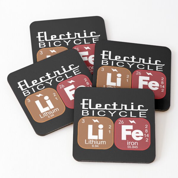 Item preview, Funny E-Bike Life Periodic Table Electric Power Bikes designed and sold by CharJens.