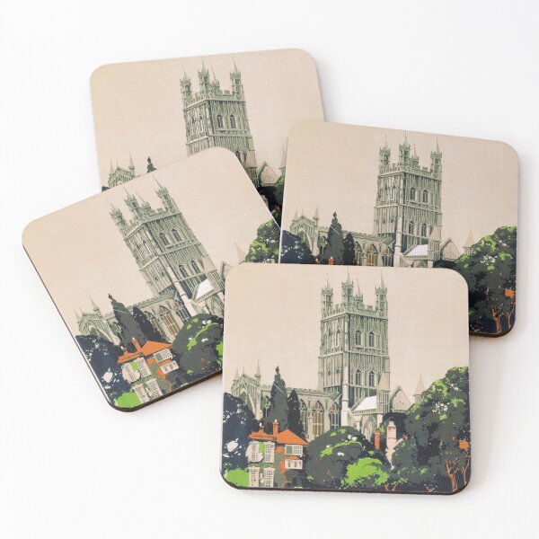 Item preview, Gloucester Cathedral - GWR,LMS - Vintage Railway Travel Poster - 1923-1947 designed and sold by BASlade93.