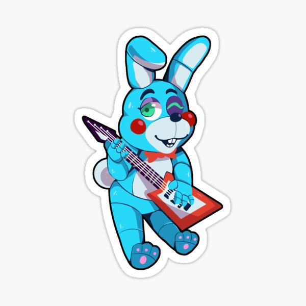 Sticker Design: Fnaf 2 Toy Bonnie! by CandyTime17 -- Fur Affinity [dot] net