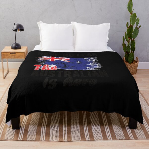 Item preview, THE AUSTRALIAN IS HERE AUSTRALIA FLAG AUSTRALIAN ROOTS designed and sold by sobriowslen.