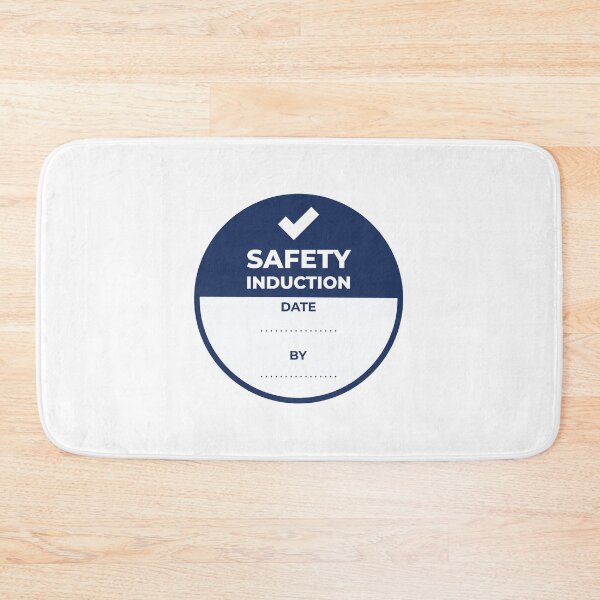 Item preview, safety induction tag designed and sold by Mqyou.