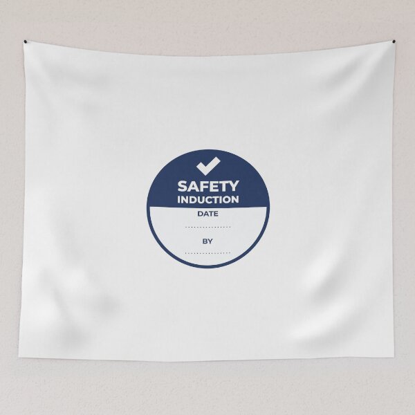 Item preview, safety induction tag designed and sold by Mqyou.