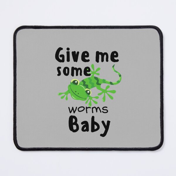 Item preview, Give me some worms baby gift for reptile lover kid | Gecko keeper children designed and sold by OleeVO.
