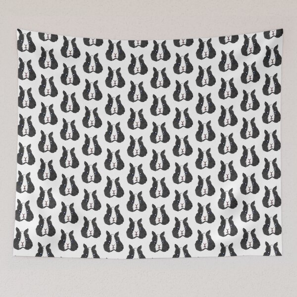 Item preview, black white vienna Marking ND Rabbit _ Bunniesmee  designed and sold by bunniesmee.