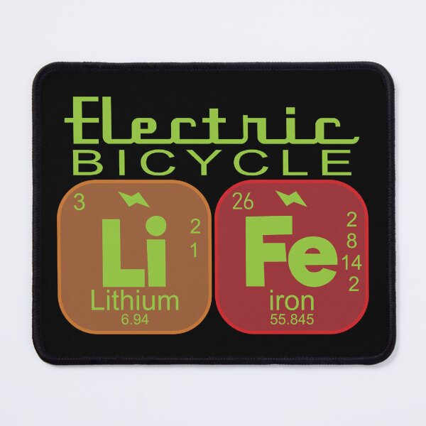 Item preview, Funny E-Bike Life Periodic Table Electric Power Bikes designed and sold by CharJens.