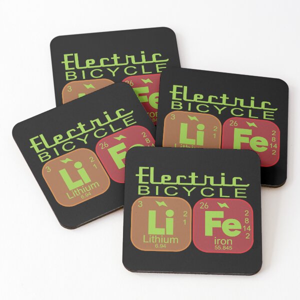 Item preview, Funny E-Bike Life Periodic Table Electric Power Bikes designed and sold by CharJens.