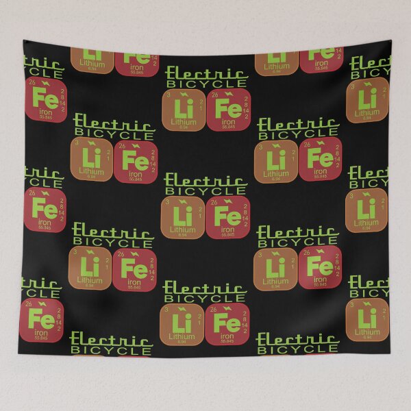 Item preview, Funny E-Bike Life Periodic Table Electric Power Bikes designed and sold by CharJens.